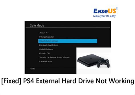 external hard drive format for ps4|ps4 won't recognize external hard drive.